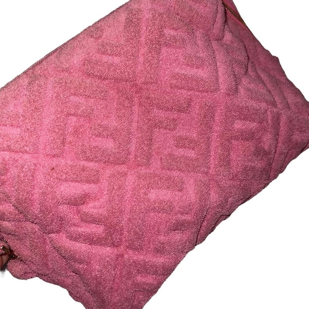 Large fendi pink pouch